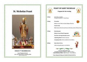 St Nicholas Festa Program 2021