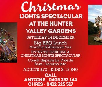 Band Christmas Trip to the Hunter Valley Gardens Christmas Lights Spectacular